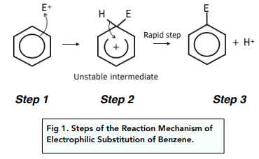 Electrophilic Substitution Reactions in Benzene