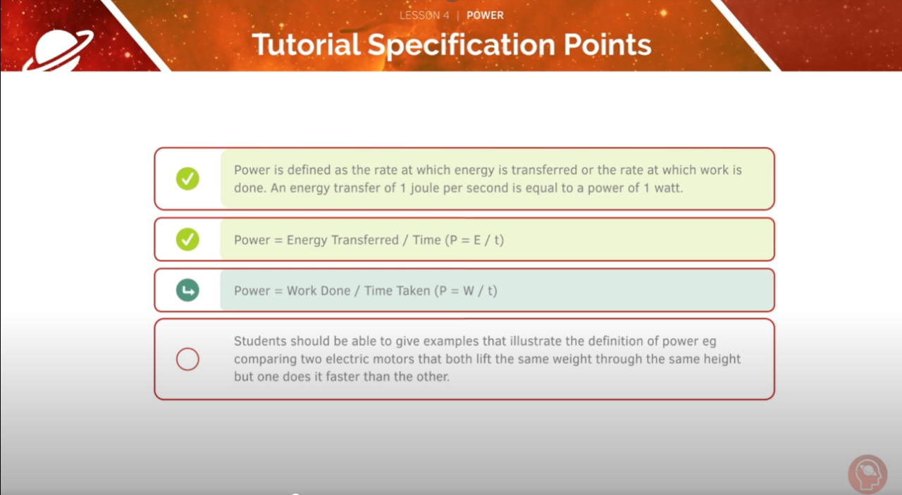 Physics Tutorial Notes