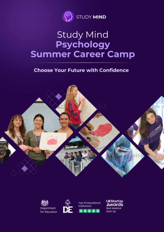 Study Mind Psychology Summer Career Camp Brochure
